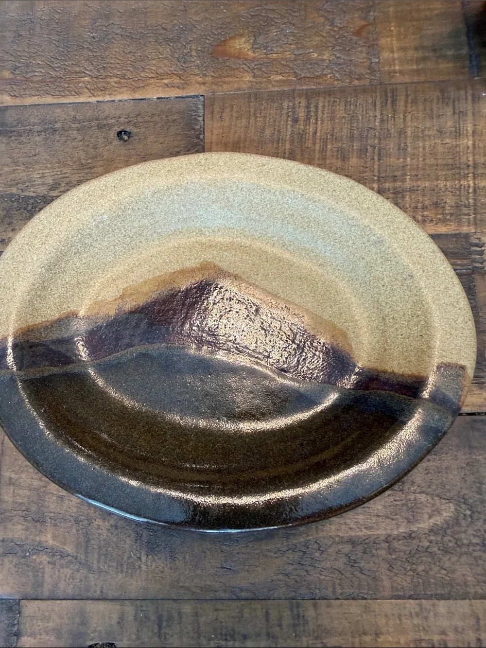 Turpin pottery Vintage Organic Modern Desert Landscape Ceramic small plate